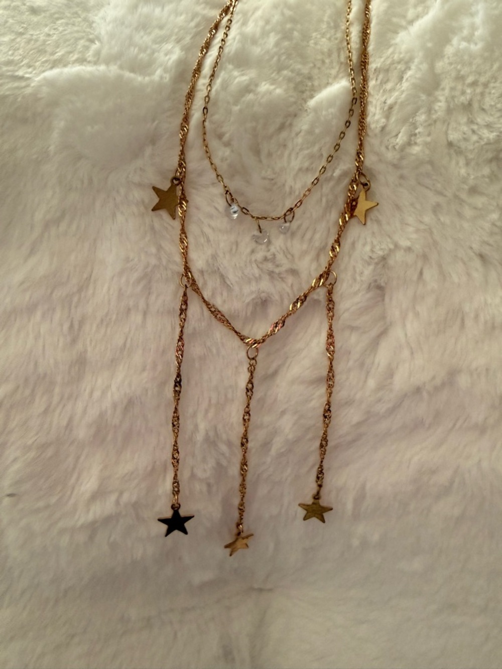 Gold Star Layered Necklace - Women Jewelry